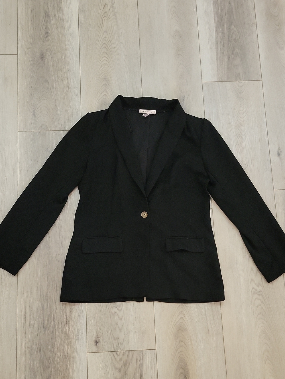 BCBGeneration Black Single-Button Blazer